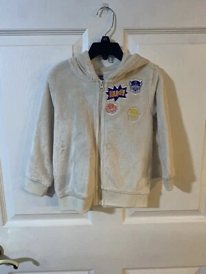 Paw Patrol с капюшоном куртки Sz 4T, теплый и мягкий. .  Новый с ярлыками - Изображение 1 из 2