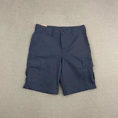Pantalones Cortos de Carga Red Kap Workwear Para Hombre Talla 34 Azul Marino Bolsillos Informales Papá Foto 1 de 4