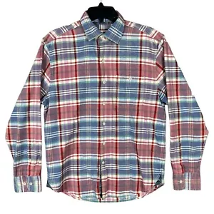 Neu mit Etikett $ 138 Tommy Bahama S Kookabura kariertes hellglyzinienfarbenes Hemd L/S geknöpfter Kragen - Bild 1 von 10