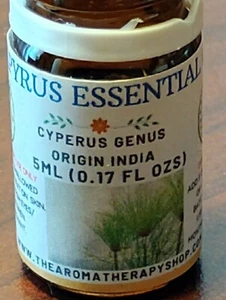 Papyrus Essential Oil, 5ml Vial 60% Full, Authentic & Rare Indian Papyrus Oil - Picture 1 of 5