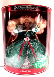 Muñeca Barbie Happy Holidays 1995 edición especial #14123 nueva en caja - Imagen 1 de 5