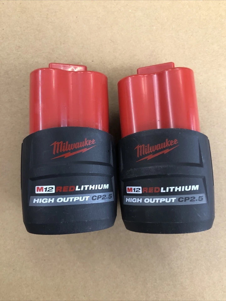 Bateria de alta saída Milwaukee M12 CP2.5 48-11-2425S 12V 2.5Ah - Imagem 1 de 1