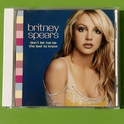 Britney Spears ‎– Don't Let Me Be The Last To Know CD Promo 2001 US Ballad Rare - Image 1 of 4