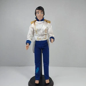 Vintage Disneys Die kleine Meerjungfrau Eric 12" Puppe blau weiß Hochzeitsanzug - Bild 1 von 16