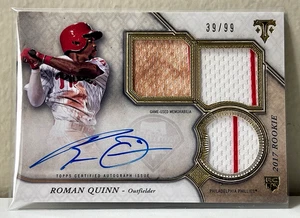 2017 Topps Triple Threads Roman Quinn RC Auto Triple Game Jersey 40/75 #RPA-RQ - Picture 1 of 2