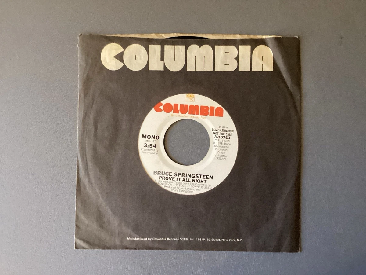 ◾️最高音質USオリジナル白ラベルプロモ盤□BRUCE SPRINGSTEEN