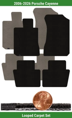 Juego de alfombrillas clásicas personalizadas para Porsche Cayenne '06-26 (4 piezas) #1207 Foto 1 de 4
