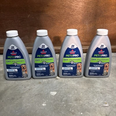 Lot Bissell Pet Pro Oxy Urine Eliminator with Stain Protect 4 Bottles Cleaner - Image 1 of 3