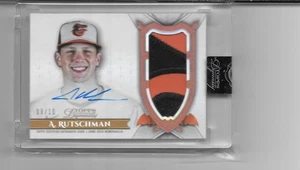 2024 TOPPS DYNASTY ADLEY RUTSCHMAN AUTO 2 COLOR PATCH AUTOGRAPH # 9/10 ORIOLES - Picture 1 of 1