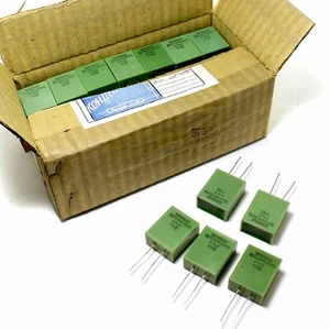 12 Stck. Polystyrol Kondensator 0,448uF ~ 0,47uF 250 V 0,5 % K71-7 UdSSR NOS - Bild 1 von 4
