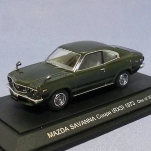 1:43 EBBRO MAZDA SAVANNA GT RX-3 S124A GREEN 1973 DIECAST MODEL CAR Not for US - Picture 1 of 8