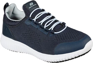 SKECHERS WORK WOMEN'S CESSNOCK - CARRBORO SHOES SLIP RESISTANT NAVY 77260/NVY - Picture 1 of 5