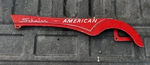 Vintage Schwinn American Red Chainguard Chain Guard - Picture 1 of 2
