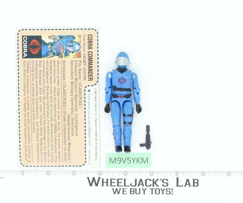 Cobra Commander Mickey Mouse V1 100% Complete G.I. Joe 1982 Hasbro Vintage Cover