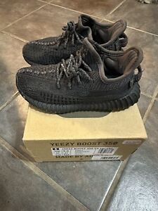 Size 10k- adidas Yeezy Boost 350 V2 Low Black Non-Reflective
