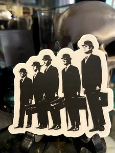 Monty Python Ministry Of Silly Walks 4" Clear Vinyl Sticker Matter John Cleese - Picture 1 of 3