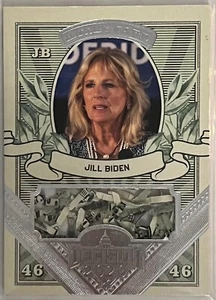 FIRST LADY JILL BIDEN 2020 LEAF DECISION SHREDDED REAL MONEY RELIC INSERT - Picture 1 of 2