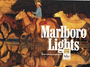 Marlboro Cigarettes Cowboy Come To The Flavor ¡Anuncio impreso original vintage 1992!! - Imagen 1 de 1