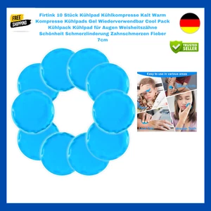 Firtink 10 Stück Kühlpad Kühlkompresse Kalt Warm Kompresse Kühlpads Gel Free Shi - Bild 1 von 8
