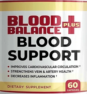 Blood Balance Plus Integratore Alimentare Supporto Sangue Originale 60 Capsule - Foto 1 di 1