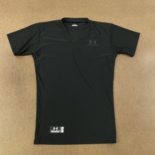 Under Armour Tactical Men's Size Large Black Short Sleeve V Neck Fitted T-Shirt