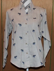 Roper Five Star Women's Horse Print Shirt / Size M - Picture 1 of 3