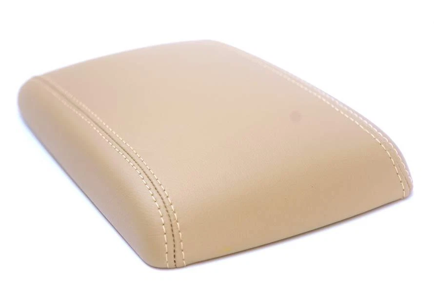 Se adapta a 06-11 Cadillac DTS reposabrazos de cuero sintético cubierta de consola central beige Foto 1 de 2
