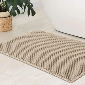 Waffle Bath MatUpgraded Washable Non Slip Bathroom Runner RugsSuper Absorben ... - Picture 1 of 7