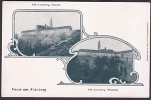 11210 Gruss aus Altenburg Stift mit Ostseite & Westseite Bezirk Horn - Bild 1 von 2