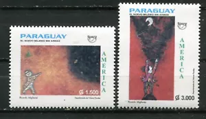 PARAGUAY 1999, AMERICA, A NEW MILLENIUM WITHOUT ARMS, Scott 2622-2623, MNH - Picture 1 of 1