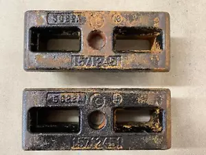 2003 Chevrolet Silverado 1500 Rear Spring Spacers Set of 2 OEM 15712451 4x4 - Picture 1 of 8
