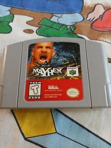 WCW Mayhem (Nintendo 64, N64) Game Only Tested & Working Authentic - Bild 1 von 2