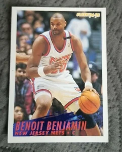 1994-95 Fleer New Jersey Nets Basketball Card #140 Benoit Benjamin - Picture 1 of 2