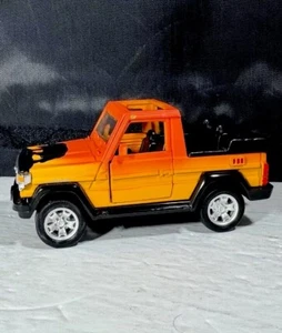 Toyota Land Cruiser 70 Safari Sunset Orange Rare Wild Republic Diecast Truck - Picture 1 of 7
