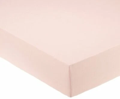 Pinolino Kinder Spannbetttuch für Kinderbetten Jersey rosa