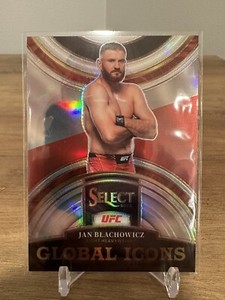 2023 Panini UFC Select Jan Blachowicz Global Icons Silver Holo