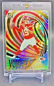 PATRICK MAHOMES RAINBOW REFRACTOR INSERT WITH CASE CHIEFS - Picture 1 of 6