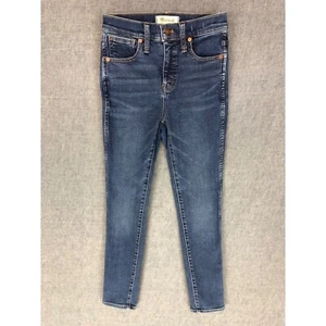 Madewell 10" High Rise Skinny Jeans Women's 23p Medium to Dark Wash Denim - Picture 1 of 15