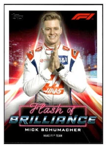 MICK SCHUMACHER 2022 Topps Formula 1 Flash of Brilliance #FOB-MS F1 Rac ID:74175 - Picture 1 of 2