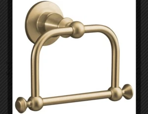KOHLER K-208-BV Antique Towel Ring Brushed Bronze - Picture 1 of 2