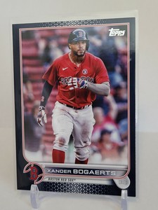 Xander Bogaerts 2022 Topps Series 1 Royal Blue Parallel Boston Red Sox #8