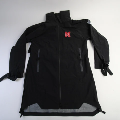 Nebraska Cornhuskers adidas RAIN.RDY Rain Jacket Men's Black New Cover