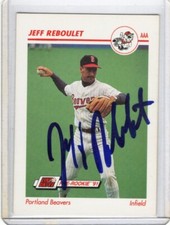 1991 Line Drive AAA #415 Jeff Reboulet Autograph