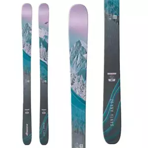 NEW! 2025 NORDICA SANTA ANA 92 SKIS 155cm w/MARKER SQUIRE 11GW BLACK - Picture 1 of 1