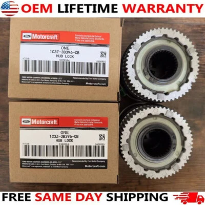 Genuine 2X Automatic Front Locking Hub for OEM Super Duty F250 450 Excursion - Image 1 of 4