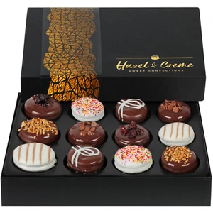 Chocolate Cookie Gift Basket - Chocolate Gift - Gourmet Cookie Gift Box - Dark C - Picture 1 of 12