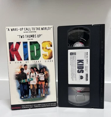 Kids VHS Tape, 1995 Larry Clark Cult Following Rare HTF OOP Banned Underground - Image 1 of 4