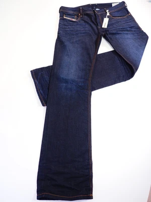 Jeans Diesel Zatiny W36 L34 más a L35.5 lavado 0835G azul oscuro corte bota 36W 35.5L Foto 1 de 4