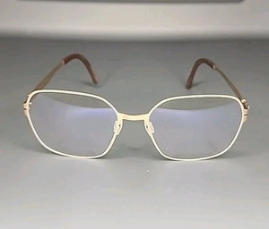 Handgefertigte OVVO Optics 3892 Platin Farbe Titan Brillengestell 53/18/135 - Bild 1 von 8