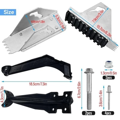 4 PCS Anti-Skid Shoe Kit for 26-2 Werner Extension Ladder Feet Replacements & - Image 1 of 4